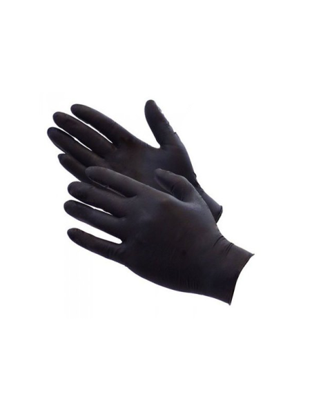 Pack 1.000 Guantes nitrilo negros talla P