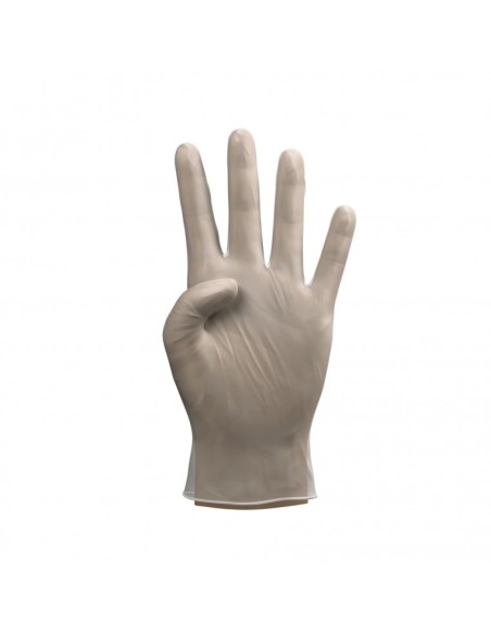 Guantes vinilo sin polvo talla M estuche 100u.
